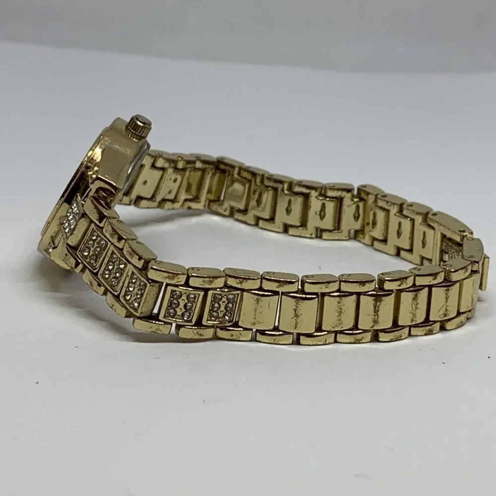 Charter Club 100087896BX Women's Gold-Tone Bracelet Analog Dial Watch NWC43